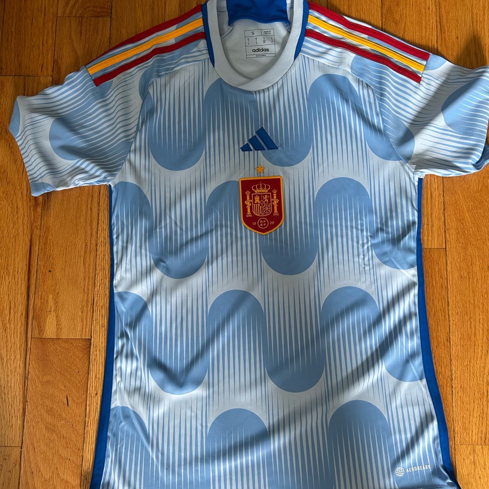 Adidas Spain 2022/2023 Blue Jersey Away